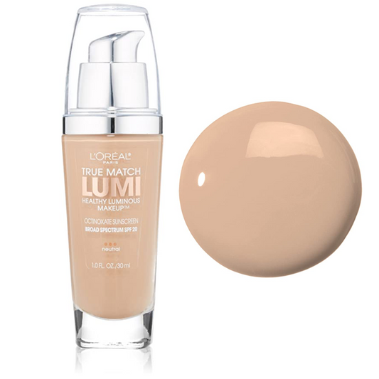 L'Oréal Paris True Match Lumi Maquillaje Luminoso Saludable, N5 True Beige