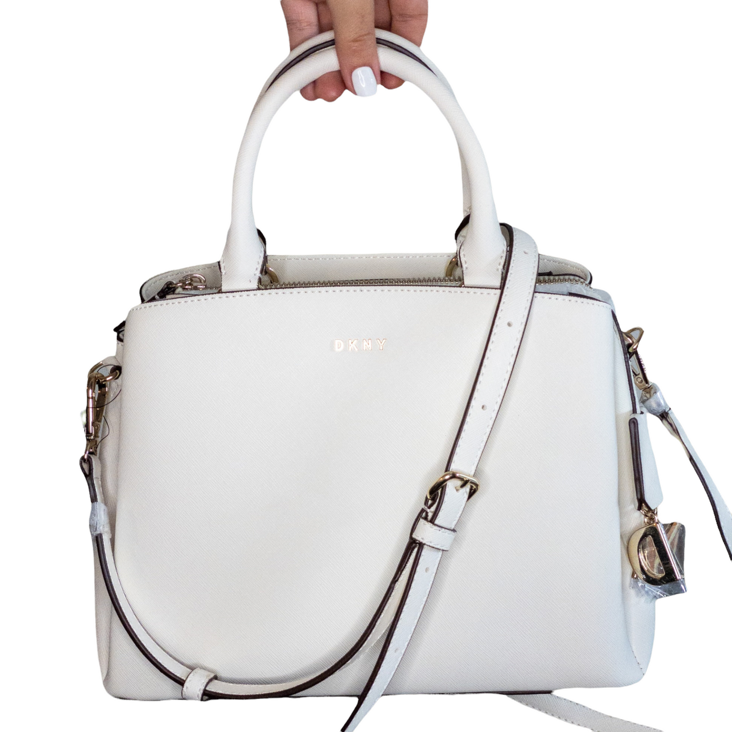 DKNY Paige Bolso de mano mediano de piel